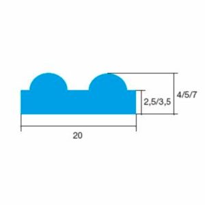 Набухающий профиль Hydrotite RSS round profile 050P